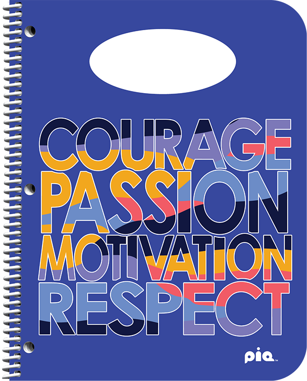 Standard school agenda cover choice - Motivation, Respect