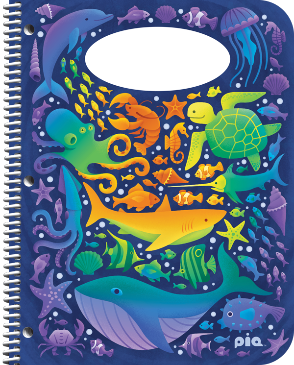 Standard school agenda cover choice - Ocean Discovery